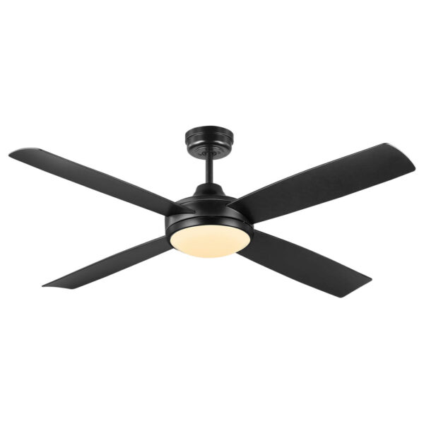 MERCATOR AIRNIMATE BLACK 1330MM WITH LED LIGHT AC CEILING FAN FC777134BK
