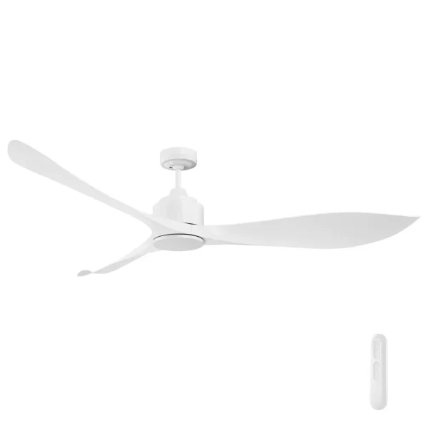 MERCATOR EAGLE XL II WHITE 168CM DC CEILING FAN WITH REMOTE FC360163WH