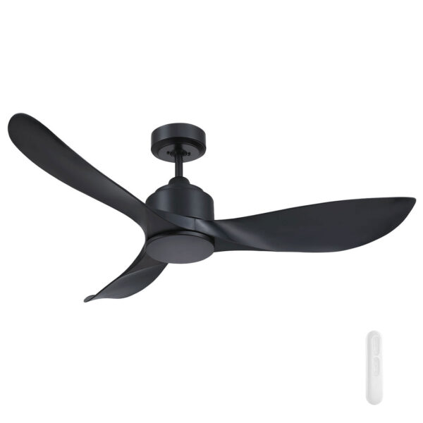 MERCATOR EAGLE II LITE BLACK 122CM DC CEILING FAN WITH REMOTE FC360123BB