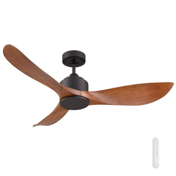 MERCATOR EAGLE II LITE RUBBED BRONZE 122CM DC CEILING FAN WITH REMOTE FC360123RB