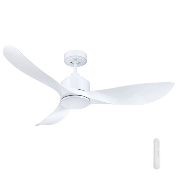 MERCATOR EAGLE II LITE WHITE 122CM DC CEILING FAN WITH REMOTE FC360123WH