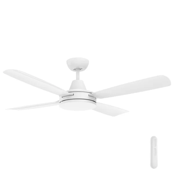 MERCATOR NEMOI LITE WHITE 122CM DC CEILING FAN WITH REMOTE FC700124WH