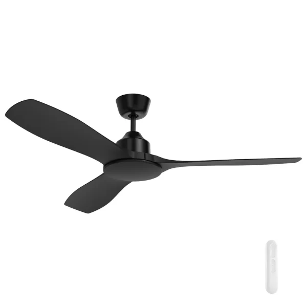 MERCATOR RAPTOR BLACK 131CM DC CEILING FAN WITH REMOTE FC970133BK
