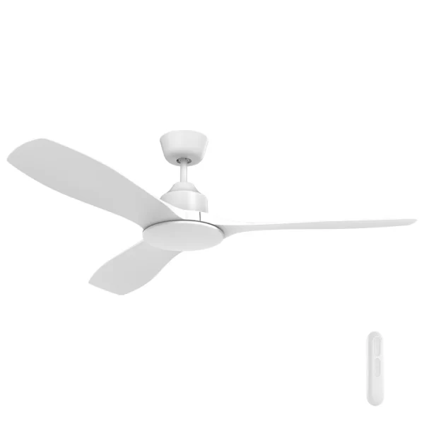MERCATOR RAPTOR WHITE 131CM DC CEILING FAN WITH REMOTE FC970133WH