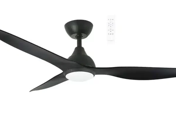 MARTEC AVOCA DC 48″ MATT BLACK WITH LIGHT SMART WI-FI CEILING FAN WITH REMOTE MADC1233MMR
