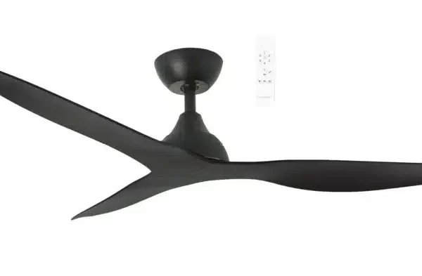 MARTEC AVOCA DC 52″ MATT BLACK SMART WI-FI CEILING FAN WITH REMOTE MADC133MMR