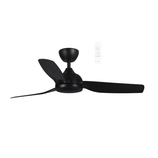 MARTEC DAYTONA DC 52″ MATT BLACK WI-FI SMART CEILING FAN WITH REMOTE MDDC133M