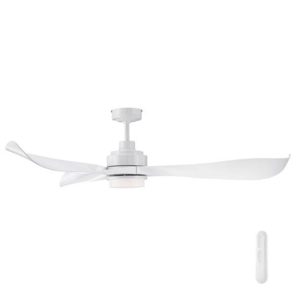 MERCATOR EAGLE II WHITE 141CM DC CEILING FAN WITH LIGHT AND REMOTE FC368143WH