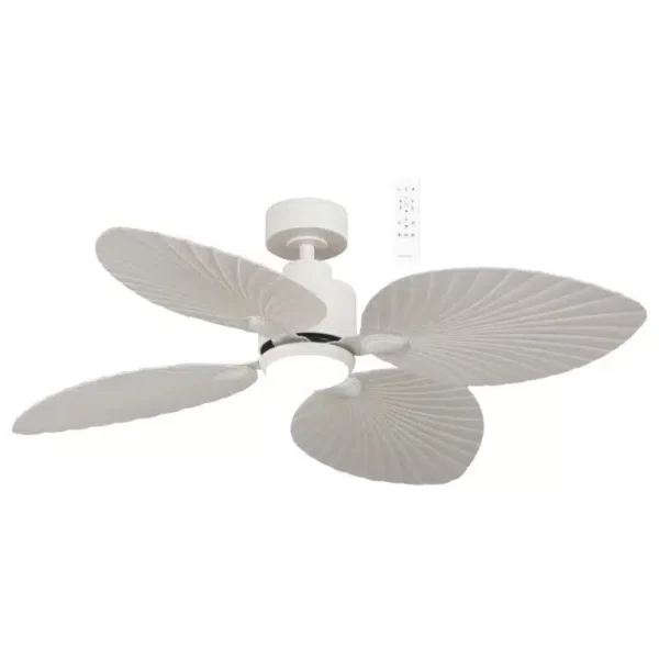 MARTEC KINGSTON DC 50″ MATT WHITE WITH LIGHT WI-FI SMART CEILING FAN WITH REMOTE MKDC1243W