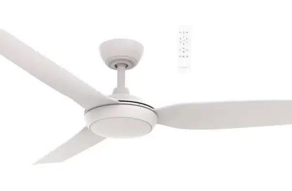 MARTEC VIPER DC 3 BLADE MATT WHITE 52″ SMART WI-FI CEILING FAN WITH LIGHT AND REMOTE MVDC1333W