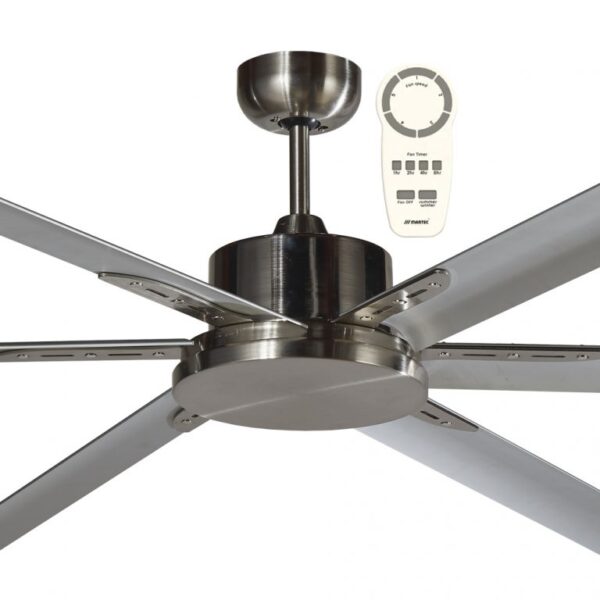 MARTEC ALBATROSS 72″ BRUSHED NICKEL DC CEILING FAN WITH REMOTE MAFMBR + MAF180B