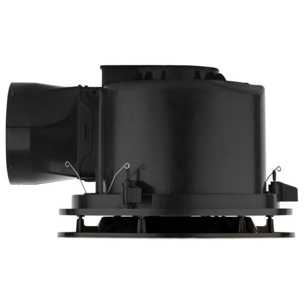 MERCATOR TURBOLINE BLACK ROUND 300 EXHAUST FAN WITH LIGHT BE510ESPBK