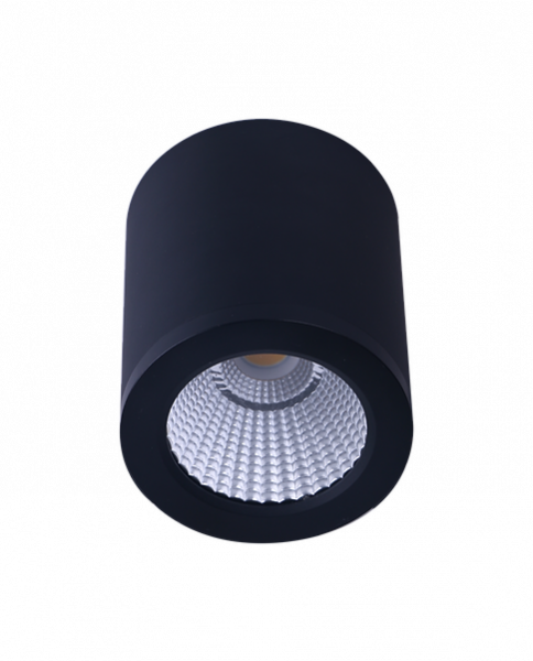 3A 15W BLACK SURFACE MOUNTED TRICOLOUR LED DOWNLIGHT DL2082BK