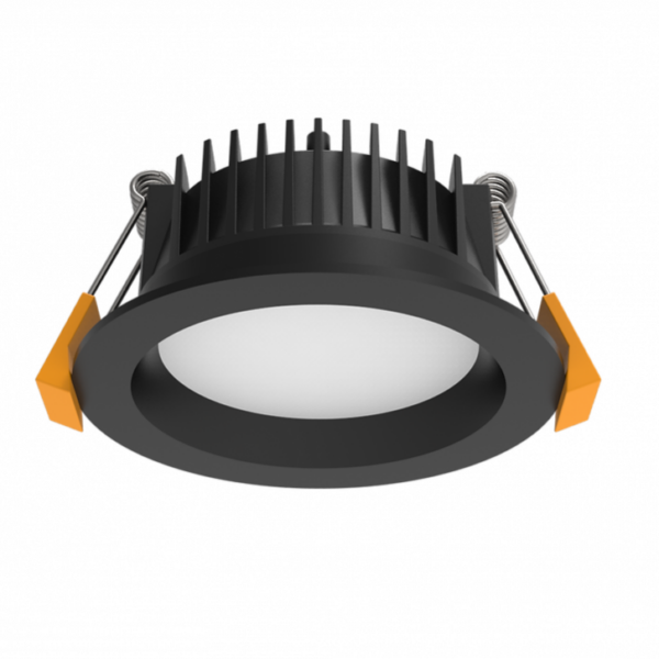 3A LIGHTING 13W BLACK 90MM TRICOLOUR LED DOWNLIGHT DL1570-BK