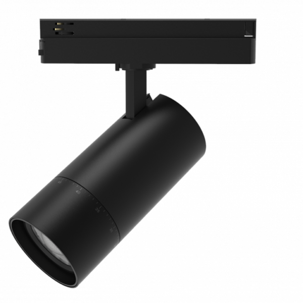 3A LIGHTING 20W BLACK TRICOLOUR LED ZOOM TRACK HEAD BJ20-BK