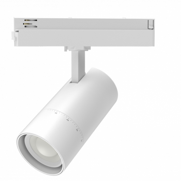 3A LIGHTING 20W WHITE TRICOLOUR LED ZOOM TRACK HEAD BJ20-WH