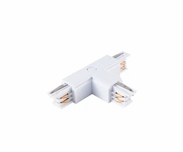 3A LIGHTING 3 WIRE TRACK T FEED JOINER WHITE 3TFWH