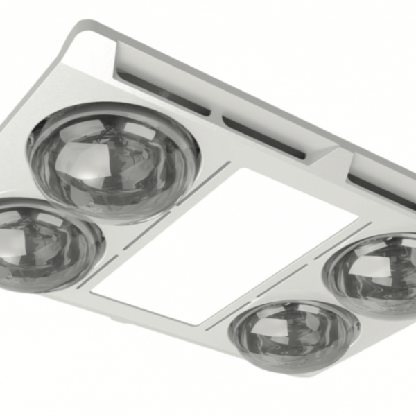 NEXA TORNADO 12W CCT PANEL LIGHT WITH EXHAUST FAN AND 4 HEAT  N0811H4