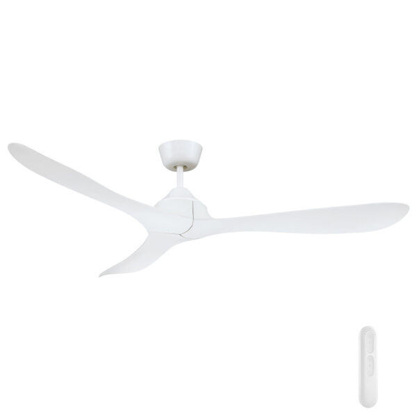 MERCATOR JUNO WHITE 142CM DC CEILING FAN WITH REMOTE FC1120143WW