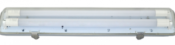 LAWELL 600MM WEATHERPROOF EMERGENCY BATTENS WITH T8 LED TUBE B210WPE