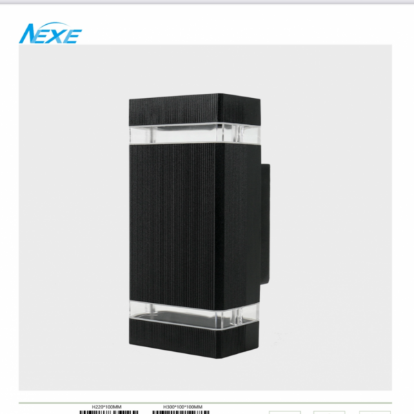 SHIMMER BLACK 12W UP&DOWN TRICOLOUR LED WALL LIGHT