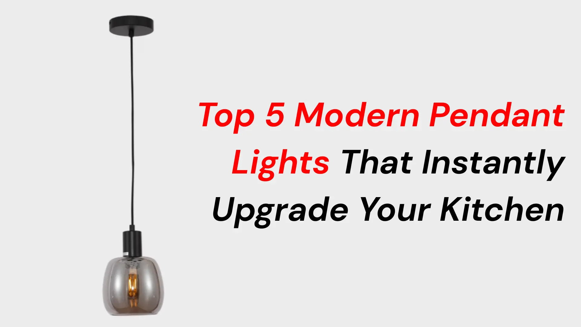 modern pendant lights