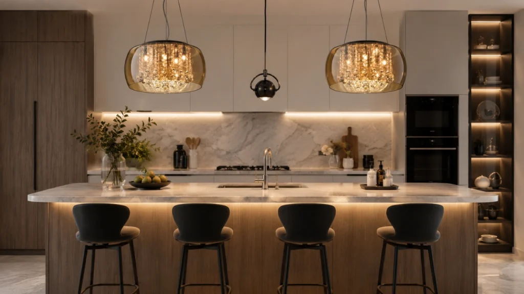 The One Pendant Light Mistake That Makes Expensive Kitchens Look Ordinary